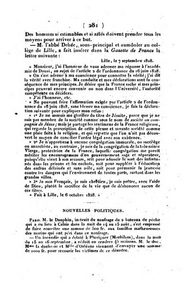 L'ami de la religion et du roi journal ecclesiastique, politique et litteraire