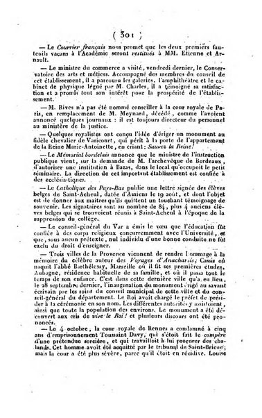 L'ami de la religion et du roi journal ecclesiastique, politique et litteraire