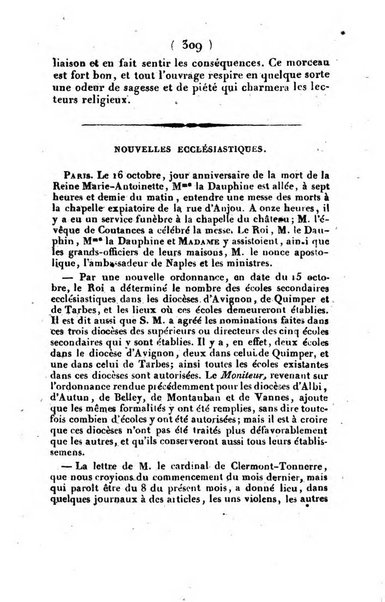 L'ami de la religion et du roi journal ecclesiastique, politique et litteraire