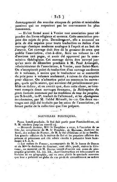 L'ami de la religion et du roi journal ecclesiastique, politique et litteraire