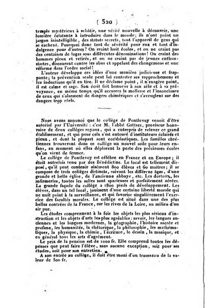 L'ami de la religion et du roi journal ecclesiastique, politique et litteraire