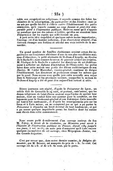 L'ami de la religion et du roi journal ecclesiastique, politique et litteraire