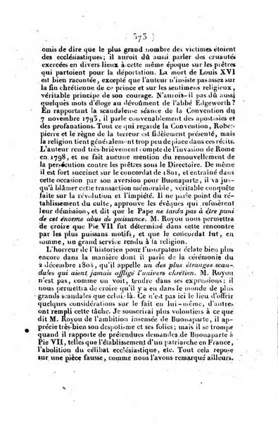 L'ami de la religion et du roi journal ecclesiastique, politique et litteraire