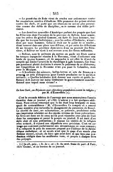 L'ami de la religion et du roi journal ecclesiastique, politique et litteraire