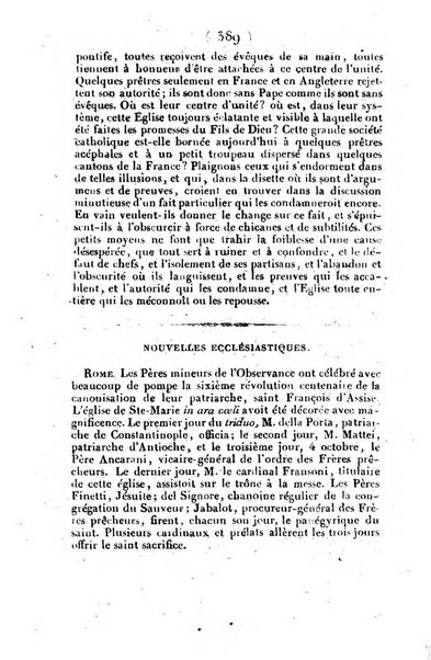 L'ami de la religion et du roi journal ecclesiastique, politique et litteraire