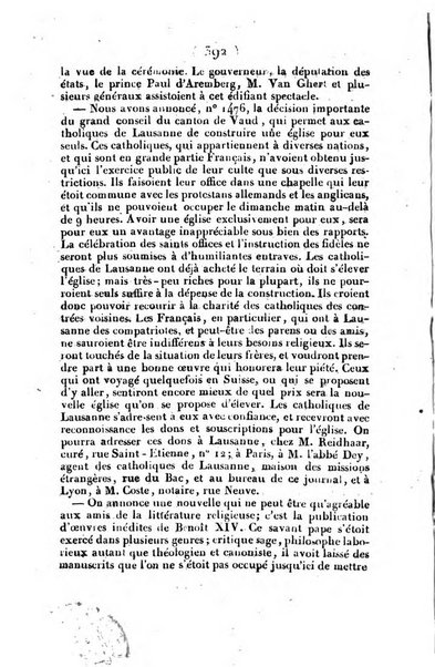 L'ami de la religion et du roi journal ecclesiastique, politique et litteraire