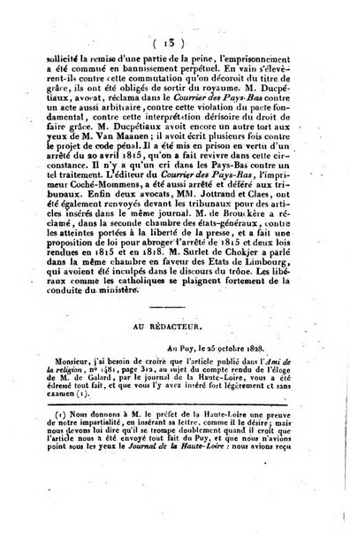 L'ami de la religion et du roi journal ecclesiastique, politique et litteraire