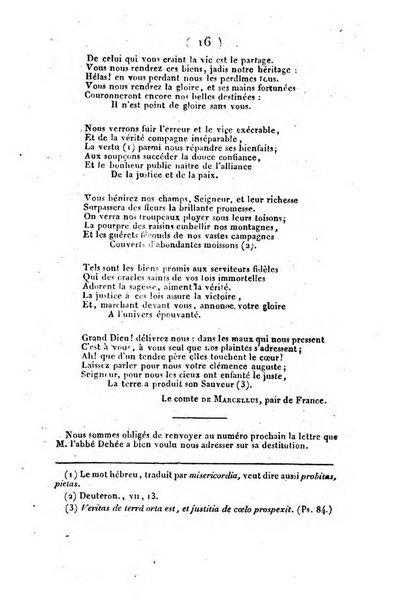 L'ami de la religion et du roi journal ecclesiastique, politique et litteraire