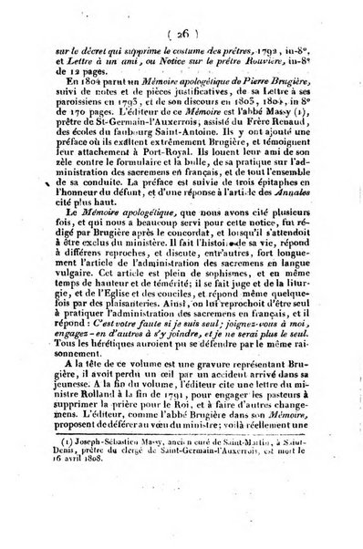 L'ami de la religion et du roi journal ecclesiastique, politique et litteraire