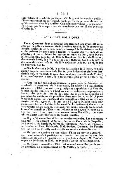 L'ami de la religion et du roi journal ecclesiastique, politique et litteraire