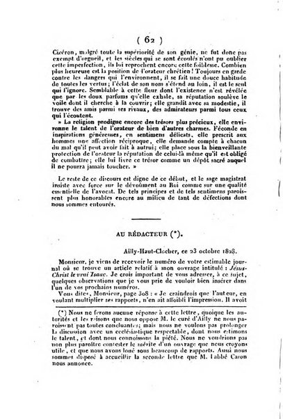 L'ami de la religion et du roi journal ecclesiastique, politique et litteraire