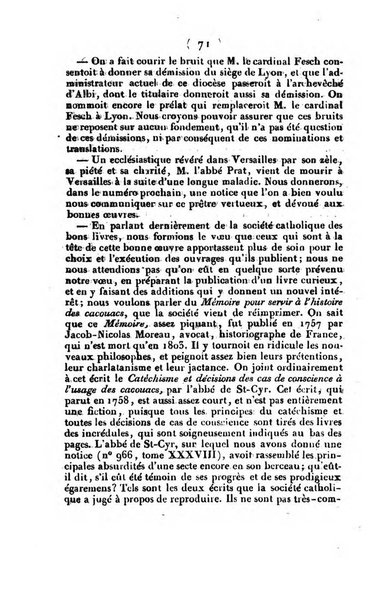 L'ami de la religion et du roi journal ecclesiastique, politique et litteraire