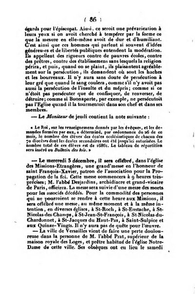 L'ami de la religion et du roi journal ecclesiastique, politique et litteraire