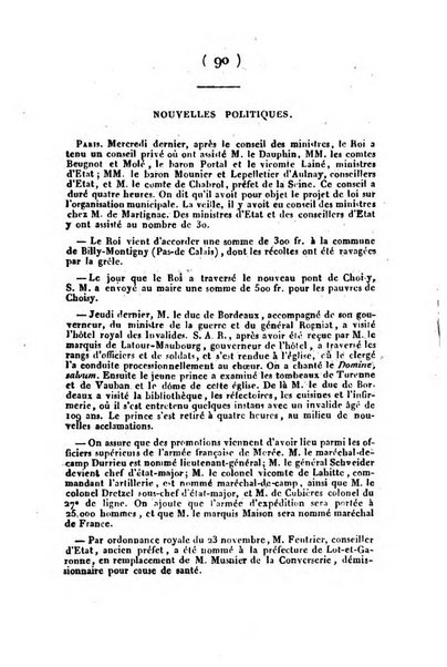 L'ami de la religion et du roi journal ecclesiastique, politique et litteraire