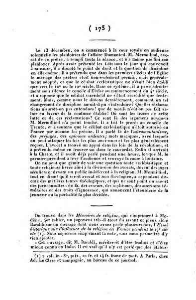 L'ami de la religion et du roi journal ecclesiastique, politique et litteraire