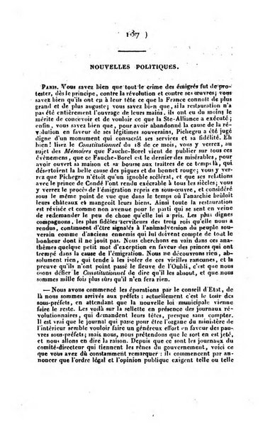 L'ami de la religion et du roi journal ecclesiastique, politique et litteraire