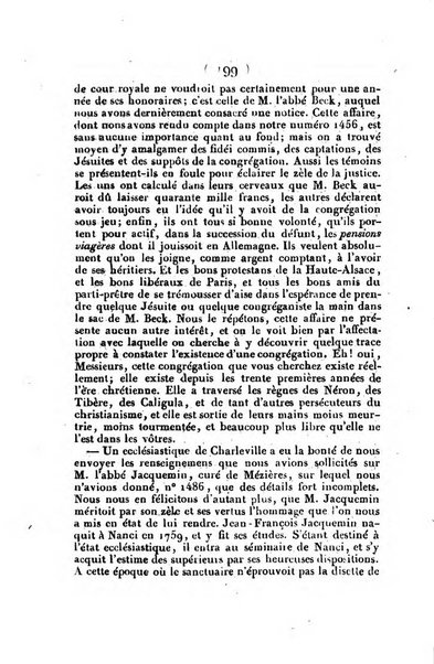 L'ami de la religion et du roi journal ecclesiastique, politique et litteraire