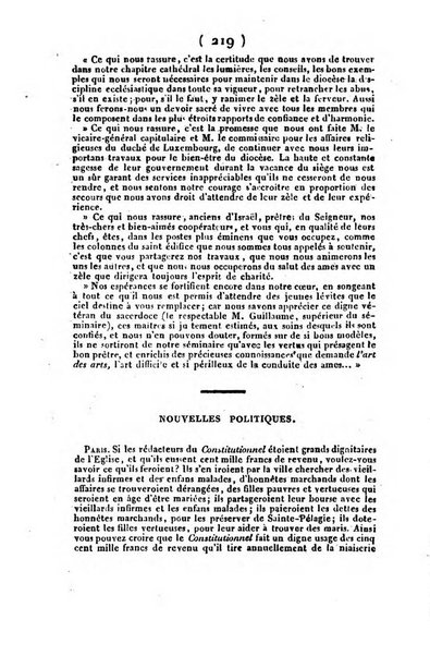 L'ami de la religion et du roi journal ecclesiastique, politique et litteraire