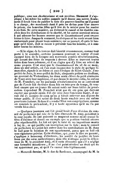 L'ami de la religion et du roi journal ecclesiastique, politique et litteraire