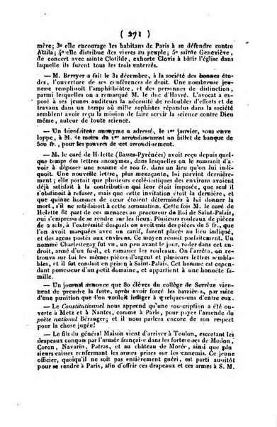 L'ami de la religion et du roi journal ecclesiastique, politique et litteraire