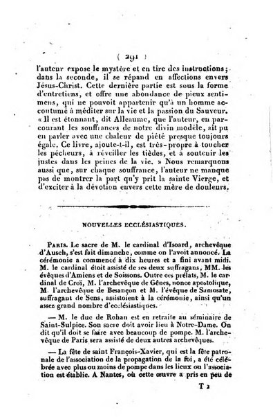 L'ami de la religion et du roi journal ecclesiastique, politique et litteraire