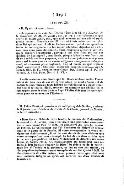 L'ami de la religion et du roi journal ecclesiastique, politique et litteraire