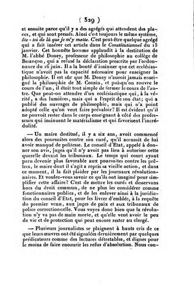 L'ami de la religion et du roi journal ecclesiastique, politique et litteraire