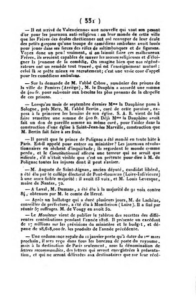 L'ami de la religion et du roi journal ecclesiastique, politique et litteraire