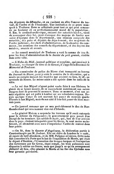 L'ami de la religion et du roi journal ecclesiastique, politique et litteraire