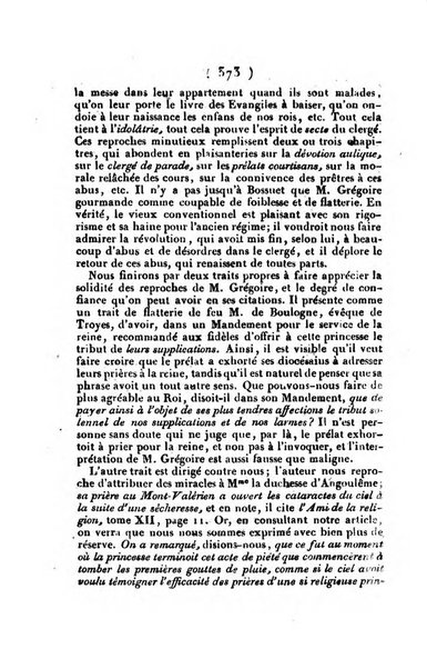 L'ami de la religion et du roi journal ecclesiastique, politique et litteraire