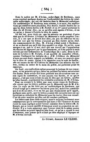 L'ami de la religion et du roi journal ecclesiastique, politique et litteraire