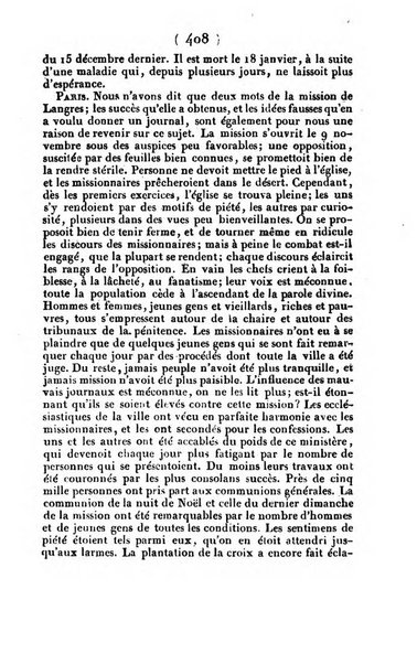 L'ami de la religion et du roi journal ecclesiastique, politique et litteraire