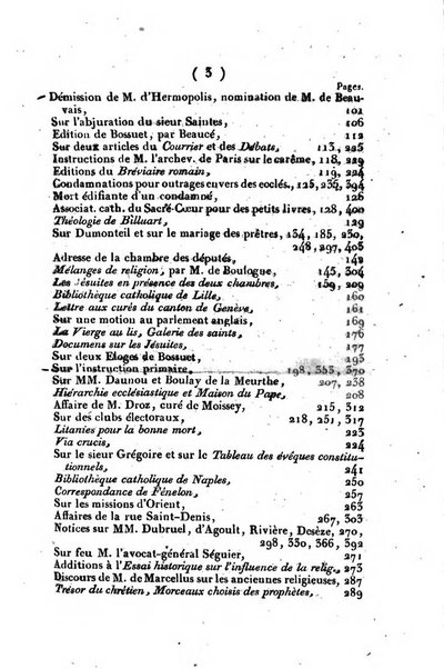 L'ami de la religion et du roi journal ecclesiastique, politique et litteraire