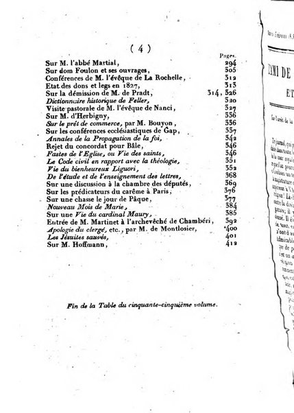 L'ami de la religion et du roi journal ecclesiastique, politique et litteraire