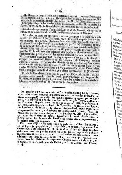 L'ami de la religion et du roi journal ecclesiastique, politique et litteraire