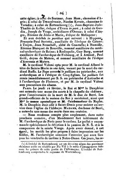 L'ami de la religion et du roi journal ecclesiastique, politique et litteraire