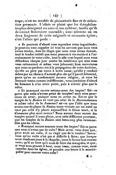 L'ami de la religion et du roi journal ecclesiastique, politique et litteraire