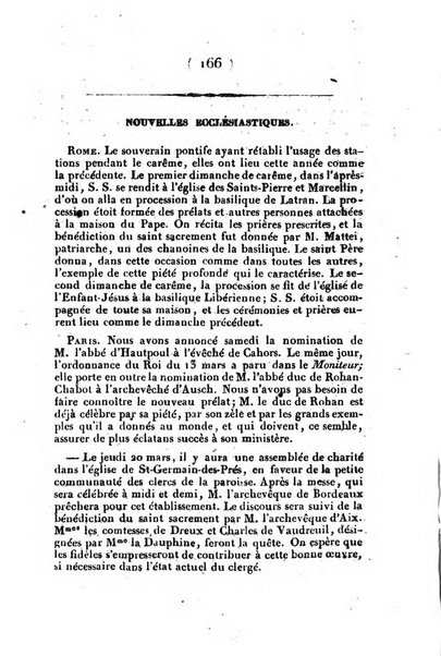 L'ami de la religion et du roi journal ecclesiastique, politique et litteraire