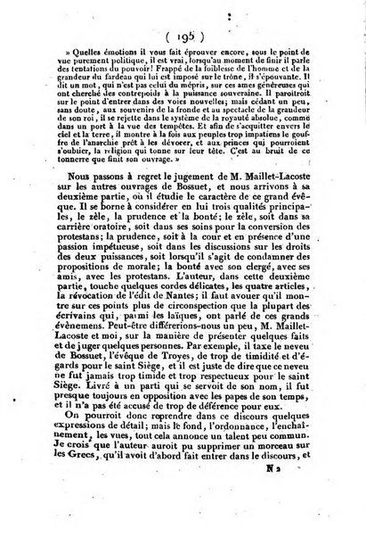 L'ami de la religion et du roi journal ecclesiastique, politique et litteraire