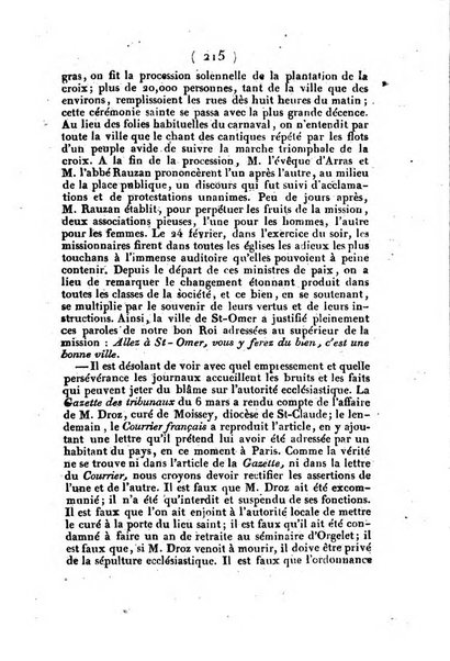 L'ami de la religion et du roi journal ecclesiastique, politique et litteraire