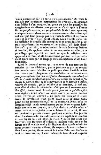 L'ami de la religion et du roi journal ecclesiastique, politique et litteraire