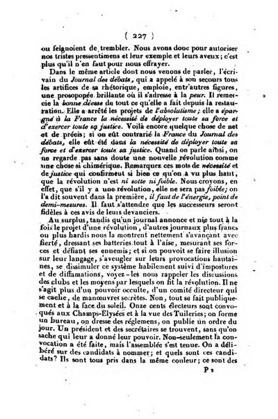 L'ami de la religion et du roi journal ecclesiastique, politique et litteraire