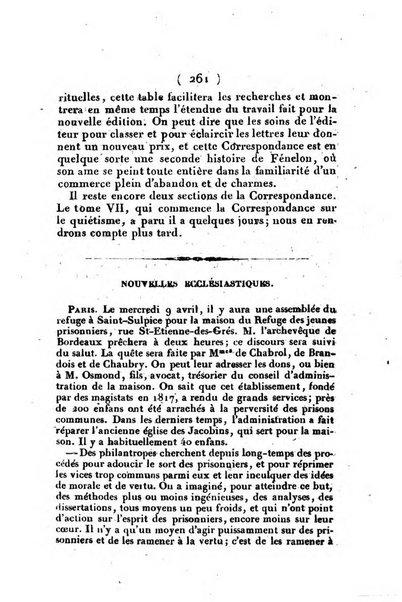 L'ami de la religion et du roi journal ecclesiastique, politique et litteraire