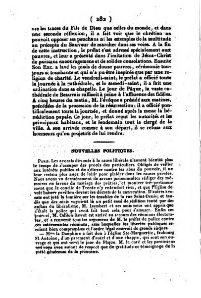 L'ami de la religion et du roi journal ecclesiastique, politique et litteraire