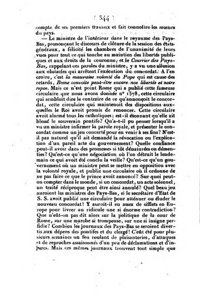 L'ami de la religion et du roi journal ecclesiastique, politique et litteraire