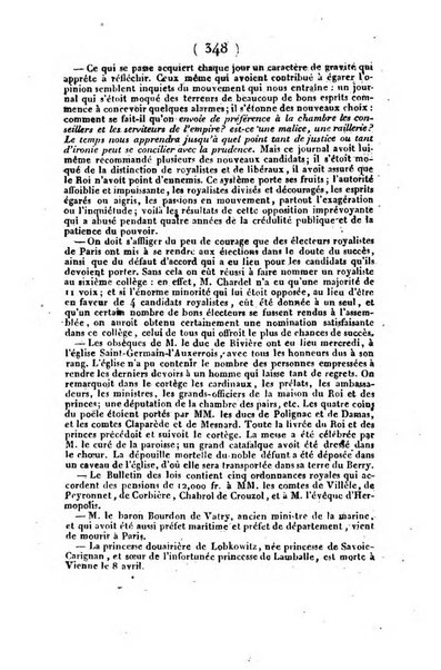 L'ami de la religion et du roi journal ecclesiastique, politique et litteraire