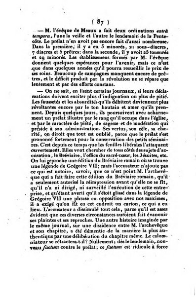 L'ami de la religion et du roi journal ecclesiastique, politique et litteraire