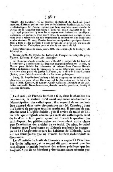 L'ami de la religion et du roi journal ecclesiastique, politique et litteraire