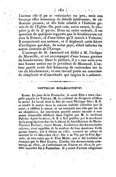 L'ami de la religion et du roi journal ecclesiastique, politique et litteraire