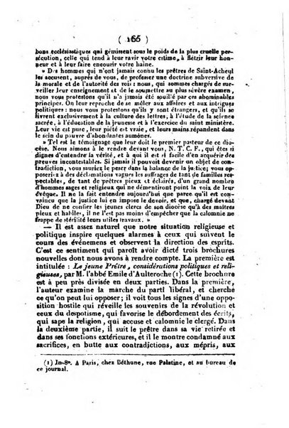 L'ami de la religion et du roi journal ecclesiastique, politique et litteraire